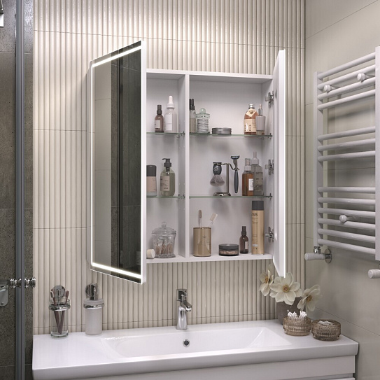 Шкаф навесной VIGO Geometry Comfort 800 с зеркалом