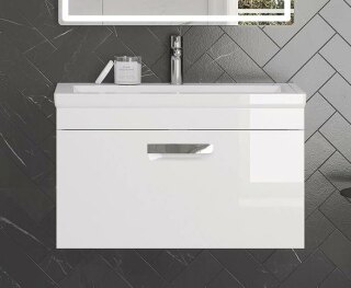 Тумба под раковину Estea 800-0-1 (Moduo) навесная Velvex (раковина в комплект не входит)