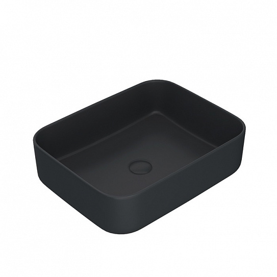 Накладная раковина 50 см Iddis Bridge BRIBM05i27, черный матовый