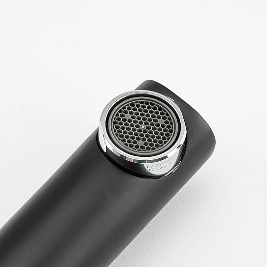 Смеситель на борт ванны черный матовый Gappo G03-6 G1103-6