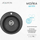 Мойка кухонная Шелли круглая графит AQUATON 1A734732SS210