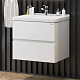 Тумба под раковину Эвада 60 подвесная, белая (рак.150179 в комплект не входит) Onika 106156