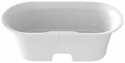 Ванна отдельностоящая 170х80 Венеция белая BAS из литьевого мрамора ВА00003