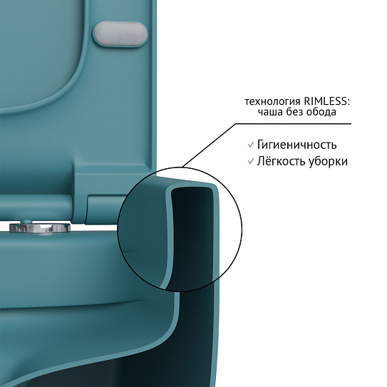 Унитаз подвесной безободковый Berges Ego Xl 082140