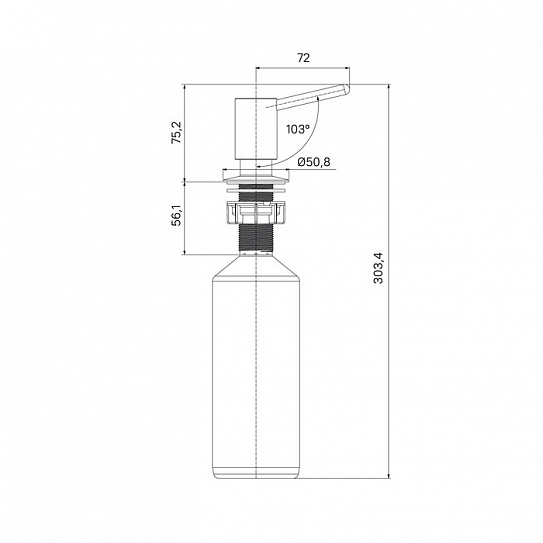 Дозатор Iddis Kitchen Line SDIBN00i59