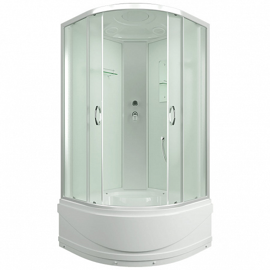 Душевая кабина 80х80 угловая ERLIT ER 3508TP-C3 высокий поддон, четверть круга