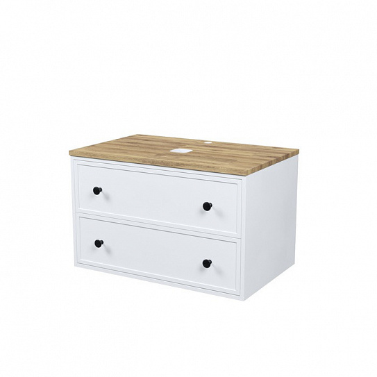 Тумба под накладную раковину подвесная 80 см Iddis Torr со столешницей TOR80WBi95K