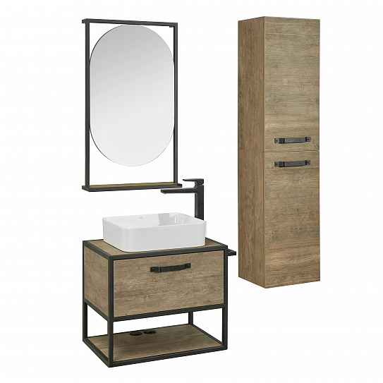 Тумба под накладную раковину Aquaton Лофт Фабрик 65 дуб кантри 1A242301LTDY0