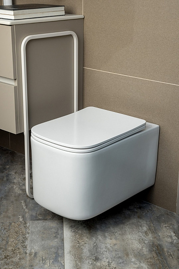 Унитаз подвесной Boheme Mane c крышкой 970-SET-W