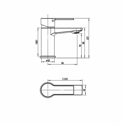 Смеситель для умывальника RUSH MADEIRA MA3245-11
