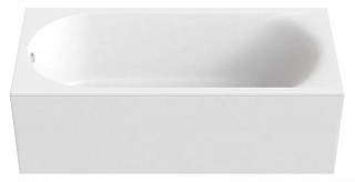 Ванна из литьевого мрамора 150х70 Афина BAS ВА00025 белый глянец