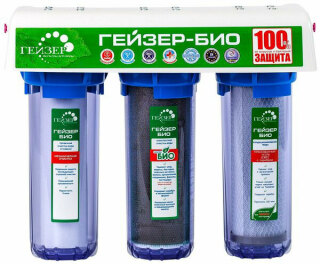 Фильтр  Гейзер-БИО 312(Осадочный+АрагонМБИО+MMB) для мягкой воды