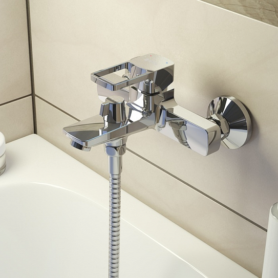 Смеситель для ванны фиксированный Iddis Bild BILSB00i02WA