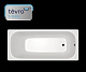 Ванна стальная TEVRO форма Тонда 2,7 мм 170х75х40 (белый лотос) + опорная подставка ОР-71200 ВИЗ
