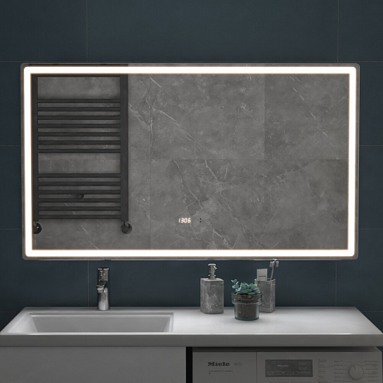 Зеркало в ванную 120х70 VIGO Geometry Luxe 1200 на взмах