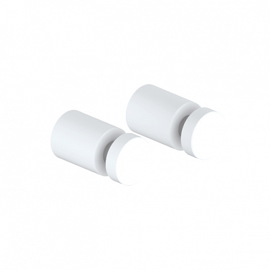 Комплект одинарных крючков IDDIS Petite белый матовый PET2SW1i41