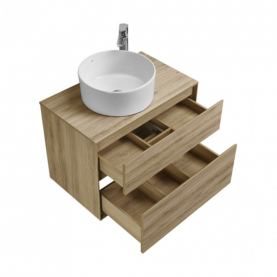 Тумба под накладную раковину Aquaton Либерти 75 дуб эльвезия 1A279501LYC70