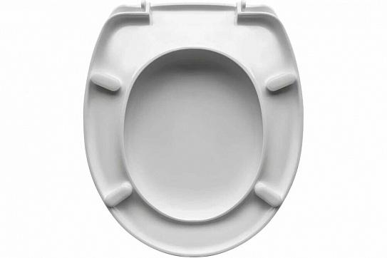 Сиденье для унитаза BERGES полипропилен Real PA, крепление регулируемое, металл 020301