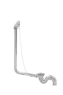 Слив-перелив для ванны Эстет Wirquin (хром)