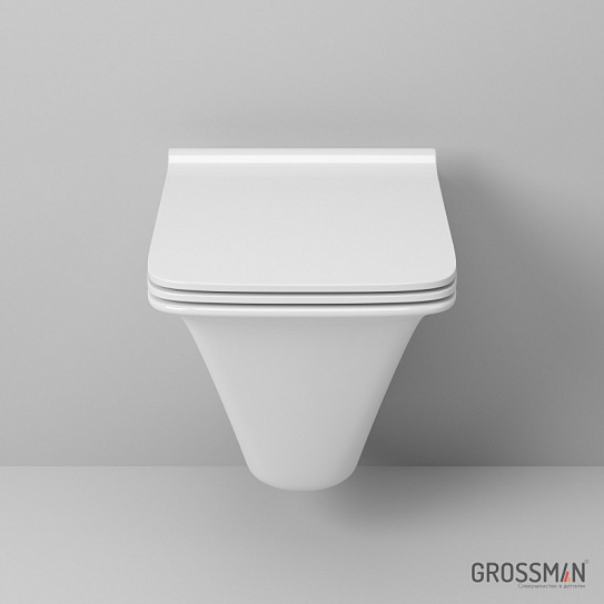 Унитаз подвесной безободковый Grossman GR-4413S (510*355*370)