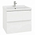 Тумба под раковину Эвада 60 подвесная, белая (рак.150179 в комплект не входит) Onika 106156