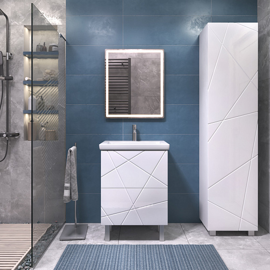 Тумба напольная с раковиной Vigo Geometry 600-0-2 15