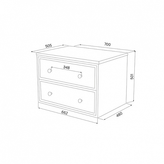 Тумба подвесная со столешницей Iddis Torr 70 см TOR70WVi95K