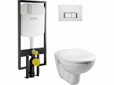 Комплект инсталляции с унитазом Vitra Normus 9773B003-7200(4в1)