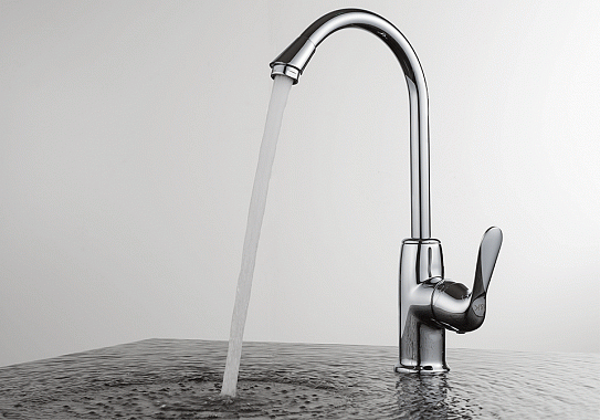 Смеситель для кухни d&k rhein.Ambrosius Da1342401 высокий хром