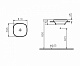 Накладная раковина Vitra Frame 41 5654B403-0016