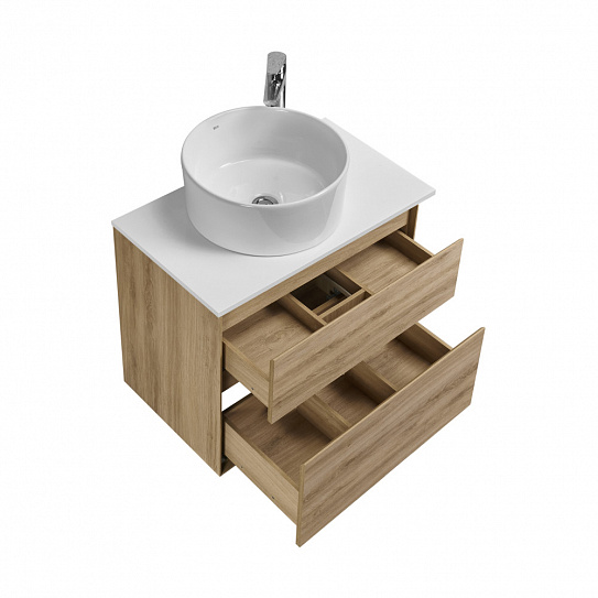 Тумба под раковину Aquaton Либерти 60 дуб эльвезия 1A279401LYC70