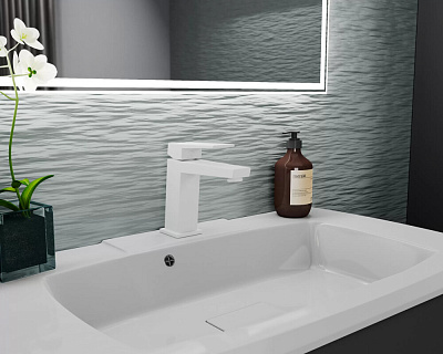 Смеситель для умывальника RUSH Thira TR3635-12White