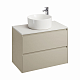 Тумба под раковину Roca Ona 800 бежево-серый матовый 2 ящика A857630510