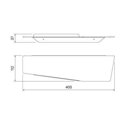 Полка Iddis Slide SLIBS00i44