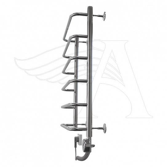 Полотенцесушитель электрический Арго МАГИЯ 60*60 см, 6 перекладин (ТЭН,справа)