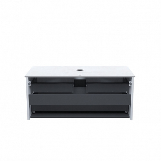 Тумба подвесная, со столешницей (OPH10W0i89), 100 см, белый IDDIS Aiger, AIG10W0i95K