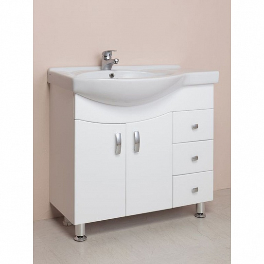 Тумба без раковины Onika Эльбрус 82 см крыло справа 108202