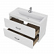 Тумба подвесная MIRSANT Viva 100 УТ000094186 белая глянцевая (раковина Conte 100)