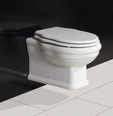Чаша унитаза подвесного безободкового P-trap Belbagno BOHEME  BB115CH