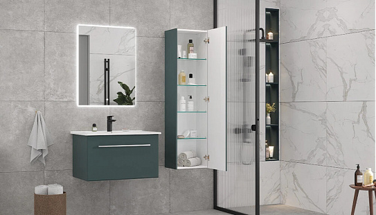 Тумба под раковину Posse 750-0-1 навесная верде Velvex tp POS OSK 751Y верде, дуб золотой (под раковину Оскар 750)