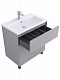 Тумба с раковиной AQUATON  ФОРЕСТ ПРО 75 1A297101FR4D0, туманный серый
