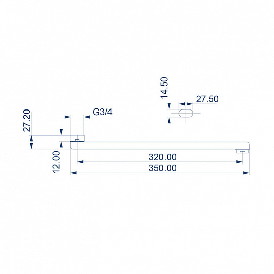 Излив длинный для смесителя 995F32C2SM Iddis Optima Home
