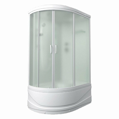 Душевая кабина 120х80 правая, высокий поддон, MIRWELL™ MR3512TPR-C3-RUS