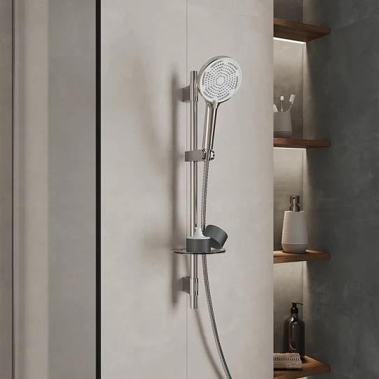 Душевой гарнитур со штангой, Ideal Spa, Milardo, ILS3C70M16