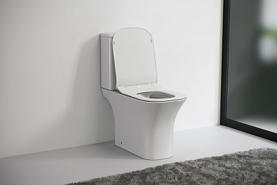 Унитаз-компакт безободковый MONTEREY ZT-T1215 смыв торнадо