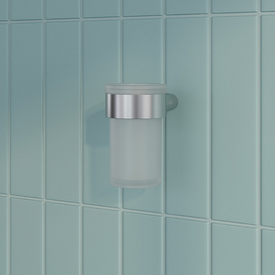 Стакан для зубных щеток, нержавеющая сталь, Petite, хром матовый, IDDIS, PETSSSGi45