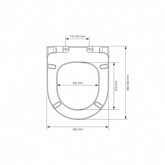 Унитаз подвесной WasserKRAFT Berkel с крышкой 2 в 1 H001.E034