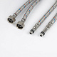 Гибкая подводка 2шт 2м г-ш F1/2xM10S F1/2xM10L SS304 IDDIS 926CBS20ZP латунь