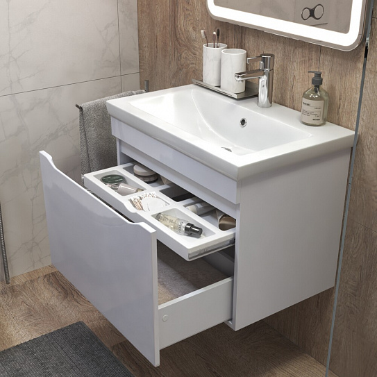 Тумба навесная под раковину Vigo GRANI 700-0-1 (под ум-к Como 70)