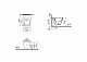 Унитаз подвесной безободковый Vitra Integra Square 7082B003-0075 (без стульчака)